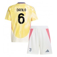 Camiseta Juventus Danilo Luiz #6 Segunda Equipación Replica 2024-25 para niños mangas cortas (+ Pantalones cortos)